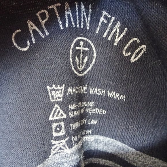 Captain Fin Co. Navy Fishing T-shirt - Picture 4 of 4